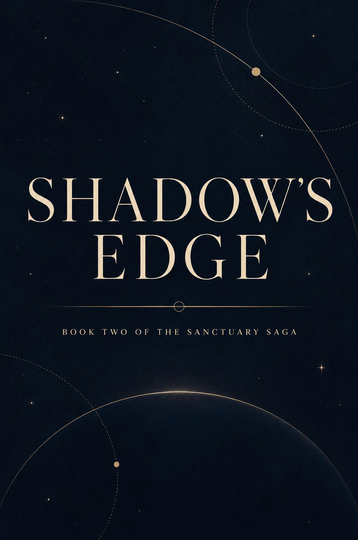Temporary presentation artwork for Shadow's Edge, Book Two of the Sanctuary Saga